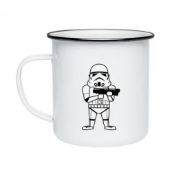 Кружка эмалированная Little Stormtrooper - PrintSalon