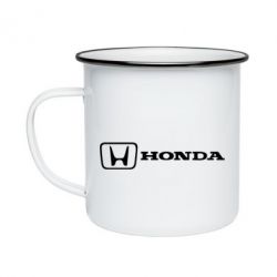 Кружка эмалированная Логотип Honda - PrintSalon