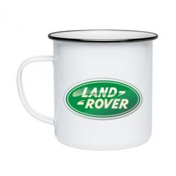 Кружка эмалированная Логотип Land Rover - PrintSalon