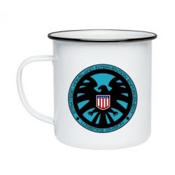 Кружка эмалированная Логотип Щита - PrintSalon