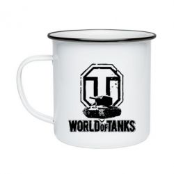Кружка емальована Логотип World Of Tanks - PrintSalon
