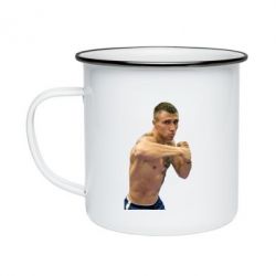 Кружка эмалированная Lomachenko - PrintSalon