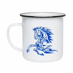 Кружка эмалированная Лошадь - PrintSalon