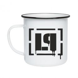 Кружка эмалированная LP - PrintSalon