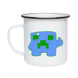 Кружка эмалированная Mad Player - PrintSalon