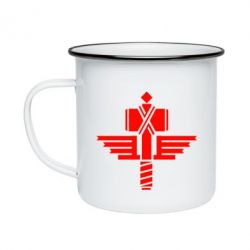 Кружка эмалированная Manowar Logo - PrintSalon