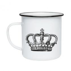 Кружка эмалированная Массивная корона - PrintSalon