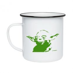 Кружка емальована Master Yoda