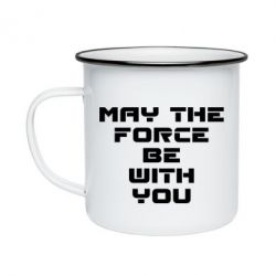 Кружка эмалированная May the force be with you - PrintSalon