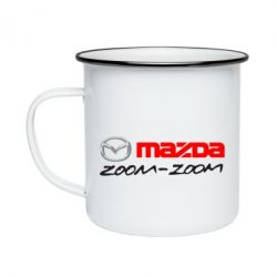 Кружка эмалированная Mazda Zoom-Zoom - PrintSalon