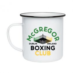 Кружка эмалированная McGregor Boxing Club - PrintSalon