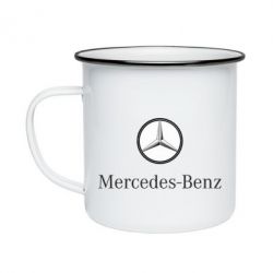 Кружка эмалированная Mercedes-Benz Logo - PrintSalon