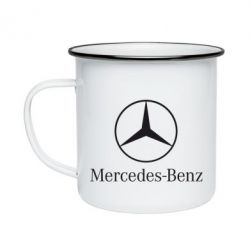 Кружка емальована Mercedes Benz - PrintSalon