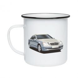 Кружка эмалированная Мерседес - PrintSalon