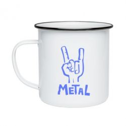 Кружка эмалированная Metal - PrintSalon