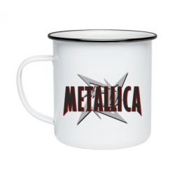 Кружка эмалированная Metallica Logo - PrintSalon