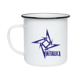 Кружка эмалированная Metallica Logotype - PrintSalon