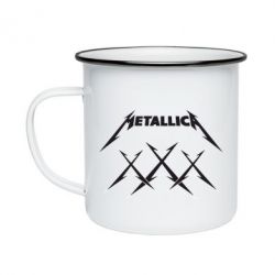 Кружка емальована Metallica XXX - PrintSalon