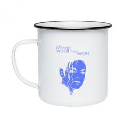 Кружка эмалированная Michael's wealth and woes - PrintSalon