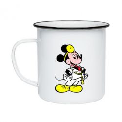 Кружка эмалированная Микки Доктор - PrintSalon