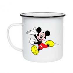 Кружка емальована Міккі Маус - PrintSalon