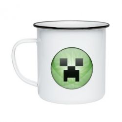 Кружка эмалированная Minecraft Ball - PrintSalon