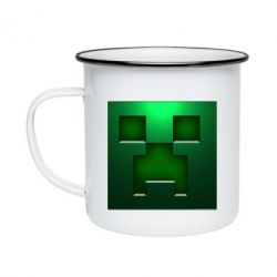 Кружка эмалированная Minecraft Face - PrintSalon