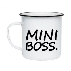 Кружка эмалированная Mini boss - PrintSalon