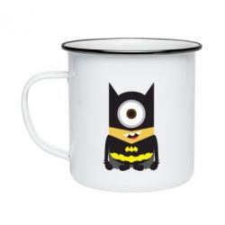 Кружка емальована Minion Batman - PrintSalon