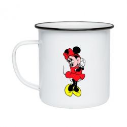 Кружка эмалированная Минни "Мимими" - PrintSalon