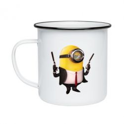 Кружка эмалированная Миньон Хитман - PrintSalon