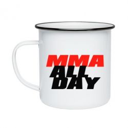 Кружка эмалированная MMA All day - PrintSalon