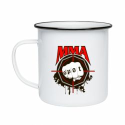 Кружка эмалированная MMA Spot - PrintSalon