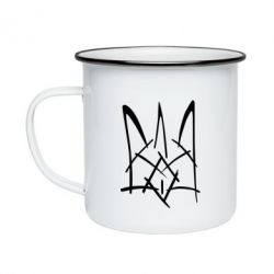 Кружка емальована Молодіжний герб - PrintSalon