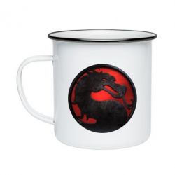 Кружка эмалированная Mortal Kombat Logo