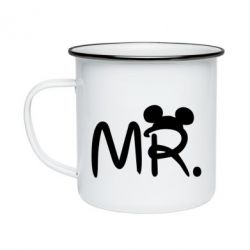 Кружка эмалированная Mr. - PrintSalon