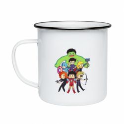 Кружка эмалированная Мститети в сборе - PrintSalon