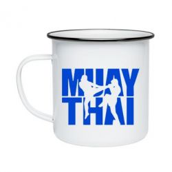 Кружка эмалированная Муай Тай - PrintSalon