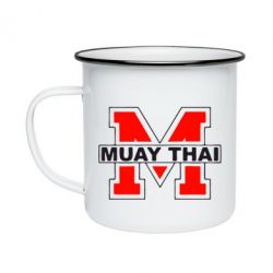 Кружка эмалированная Muay Thai Big M - PrintSalon