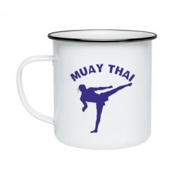 Кружка эмалированная Muay Thai - PrintSalon