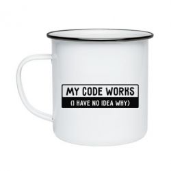 Кружка эмалированная My code works I have no idea why - PrintSalon