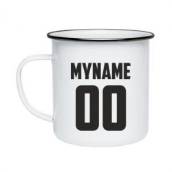Кружка эмалированная My name American