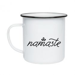 Кружка эмалированная Namaste - PrintSalon
