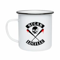Кружка эмалированная Negan Lucille - PrintSalon