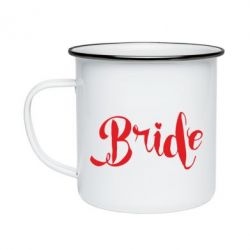 Кружка эмалированная Невеста - PrintSalon