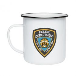 Кружка эмалированная New York Police Department - PrintSalon