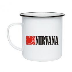 Кружка эмалированная Nirvana смайл - PrintSalon