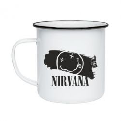 Кружка емальована Nirvana Smile - PrintSalon