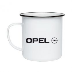 Кружка емальована Opel Logo - PrintSalon