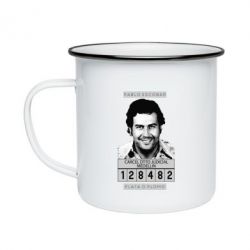 Кружка эмалированная Pablo Escobar
